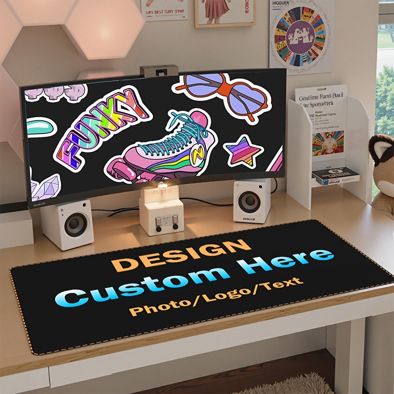 Home Office Logo - 맞춤형 마우스 패드: 원하는 디자인, 로고,