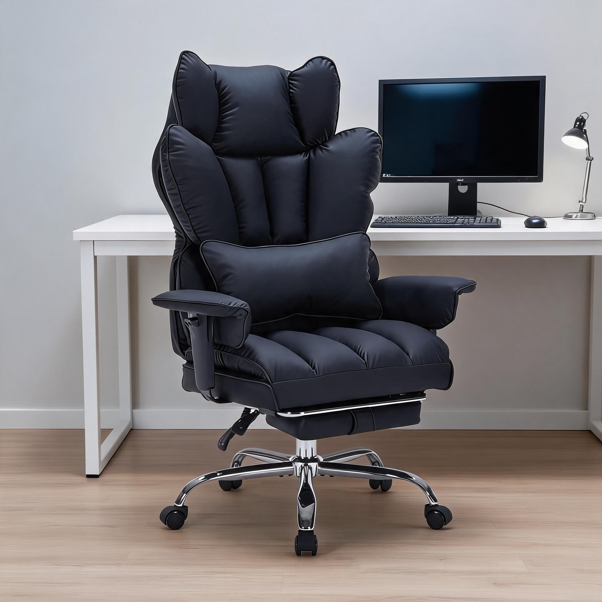 Home Office Or - 조절 가능한 발 받침대가 있는 고급형