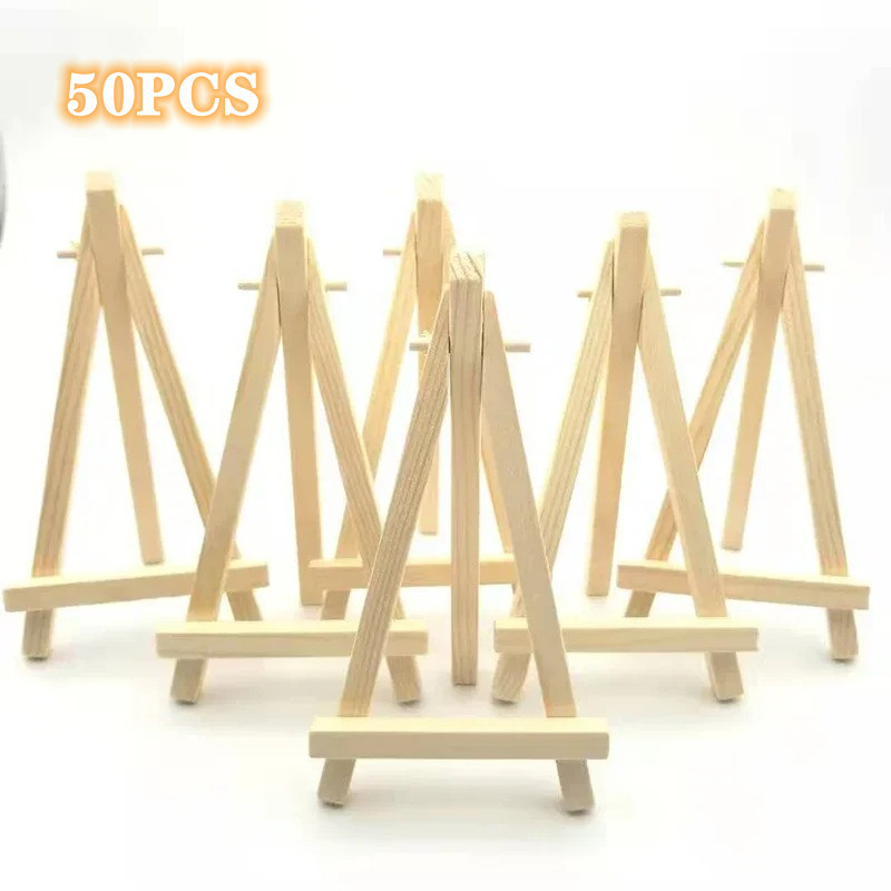 Document Holder Stand - 목재 미니 이젤 프레임, 데스크탑 삼각형