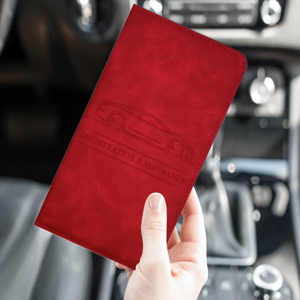 PU 가죽 소재의 자동차 등록증 및 보험증 보관함, 운 - Document Holder Stand 리뷰 및 가격