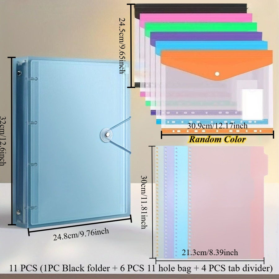 11개 A4 루즈리프 폴더 세트, 확장 가능한 문서 포 - Document Scanner Portable 리뷰 및 가격