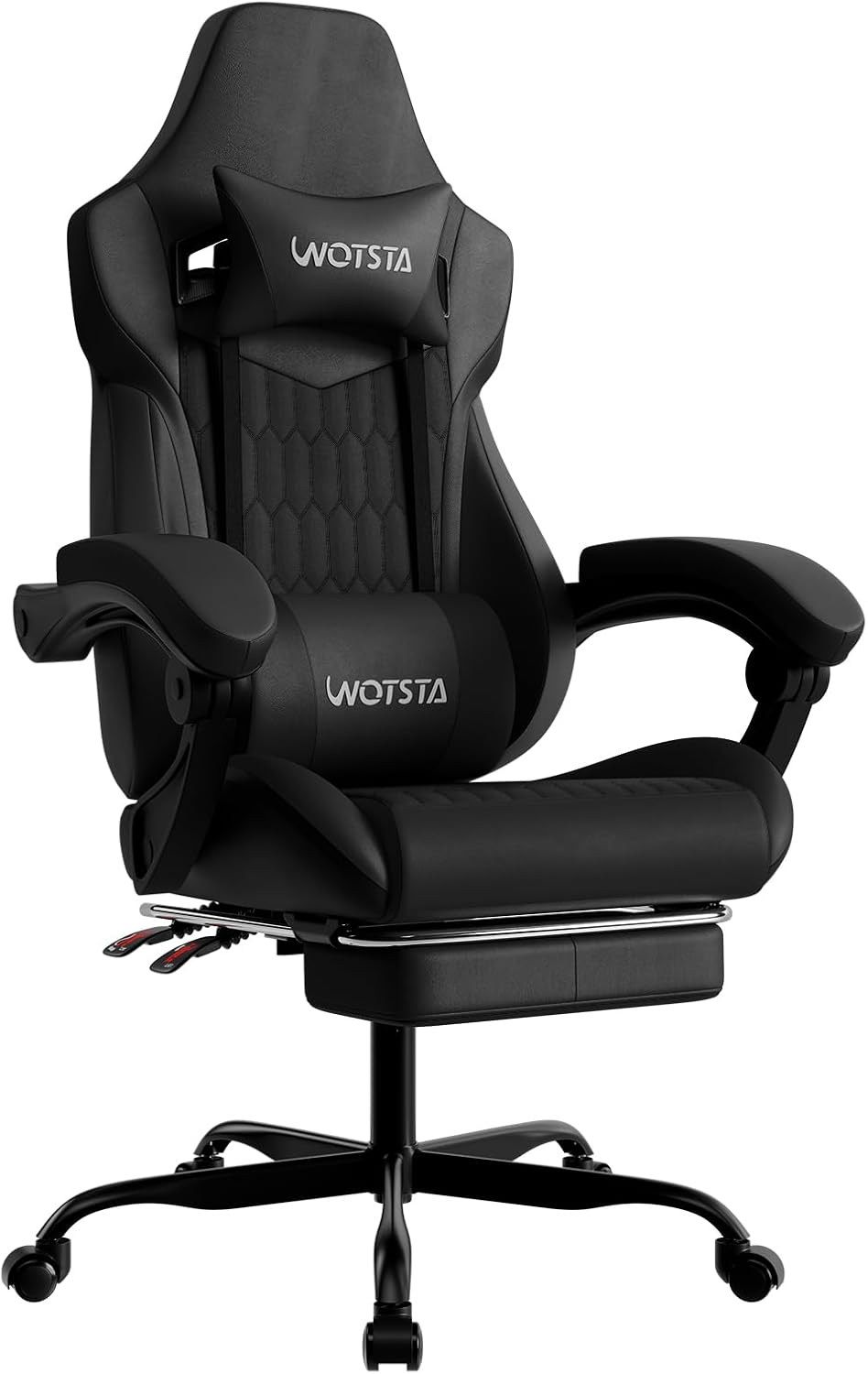 발 받침대가 있는 게이밍 의자, 높은 등받이를 갖춘 게 - Ergonomic Office Chair 리뷰 및 가격
