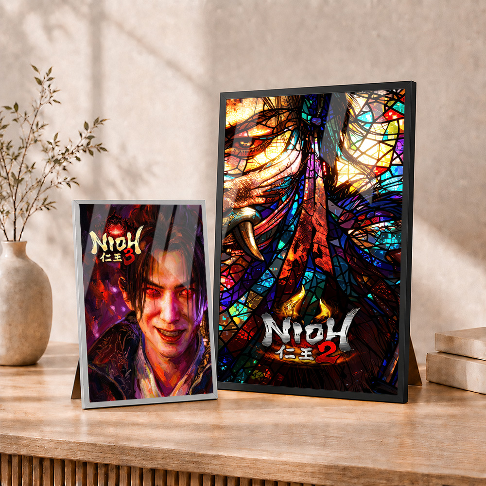 니오(Nioh) 메탈 포스터, 알루미늄 합금 프레임,  - Home Office Room Inspiration 리뷰 및 가격