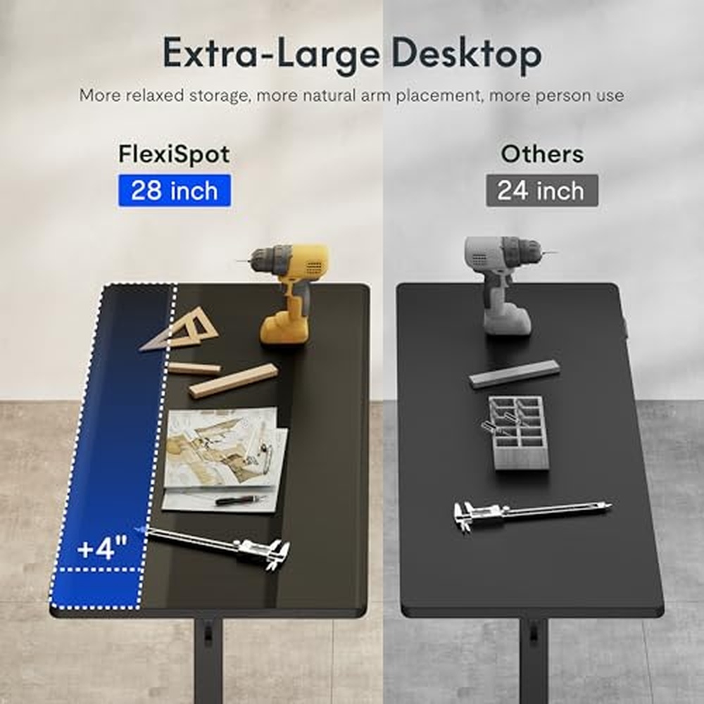 FLEXISPOT 전동 높이 조절식 작업대, 55x28 - Home Office Work Table 리뷰 및 가격